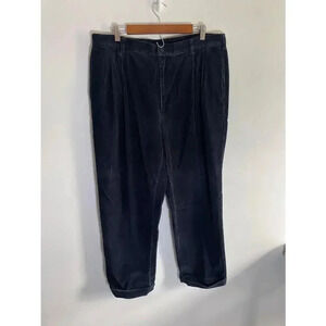 Men's Vintage 90’s Jospeh A Banks Blue Cords Corduroy 38Wx29L Cuffed Pleated 132